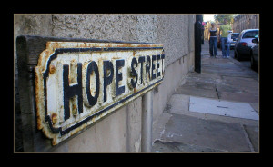 Copyright Dave Bleasdale "Hope Street" https://goo.gl/yxkEf4 http://creativecommons.org/licenses/by/4.0/