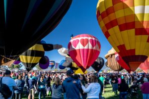 Thousands of people gather for three days of hot air balloons dancing in the sky at the annual Colorado Springs Labor Day Liftoff.
