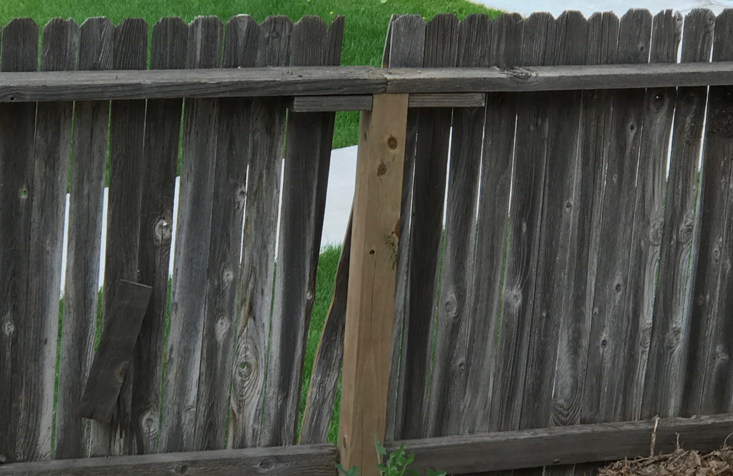 Fallen Fenceposts